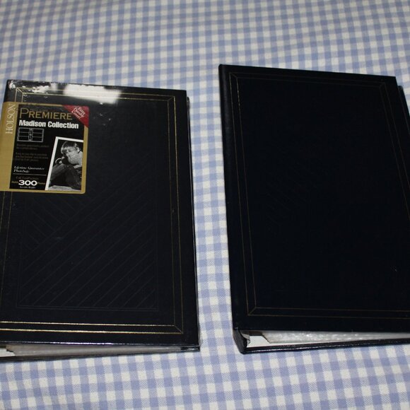 NWOT 2 Holson Premiere Madison 300 Each Photo Albums - Refillable - Picture 1 of 5